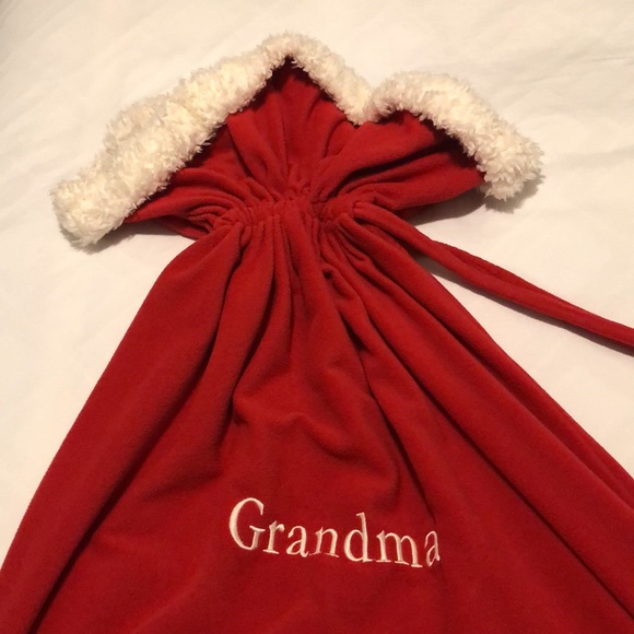 POTTERY BARN KIDS SANTA BAG - EMBROIDERED “GRANDMA” - Picture 10 of 10